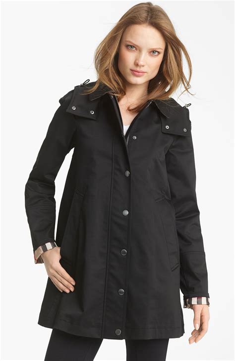 womens burberry brit jackets|burberry bowpark rain jacket.